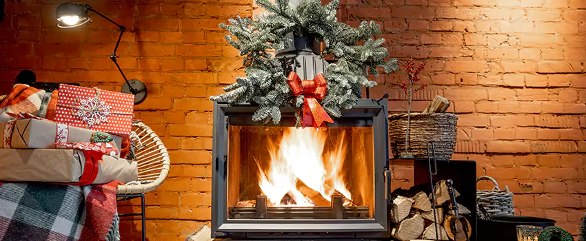 Travis Industries Linear Gas Fireplace Installation in Hybla Valley, Virginia